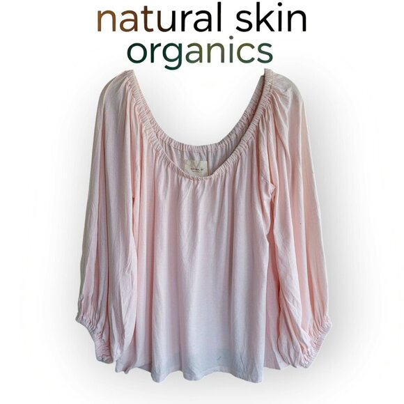 Natural Skin Organic Cotton Modal Billowy Top L - Picture 1 of 9